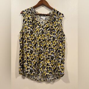 Anthropologie Velvet Blouse Top by Graham & Spencer , Size XL